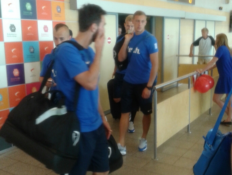 kolejorz w talinnie - Grzegorz Hałasik