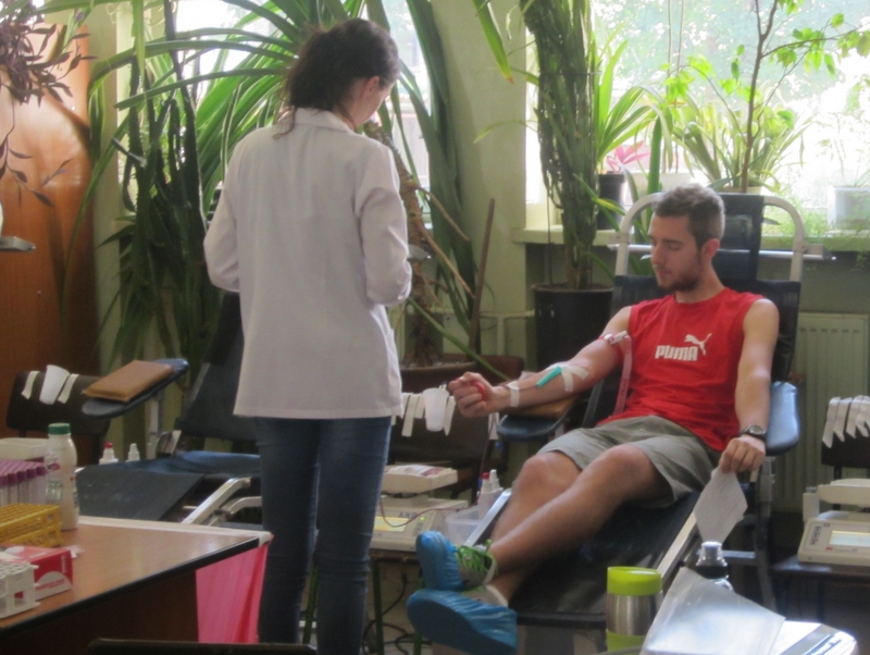 zbiorka krwi akcja krwiodawstwa - Adam Michalkiewicz