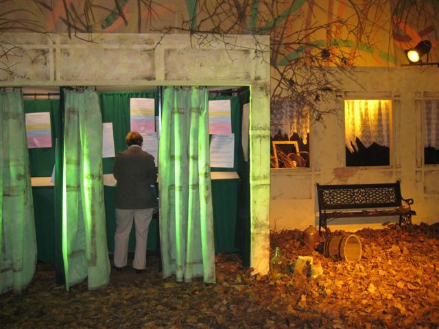 Głosowanie w Czerwonaku - jesień, las - Magda Konieczna