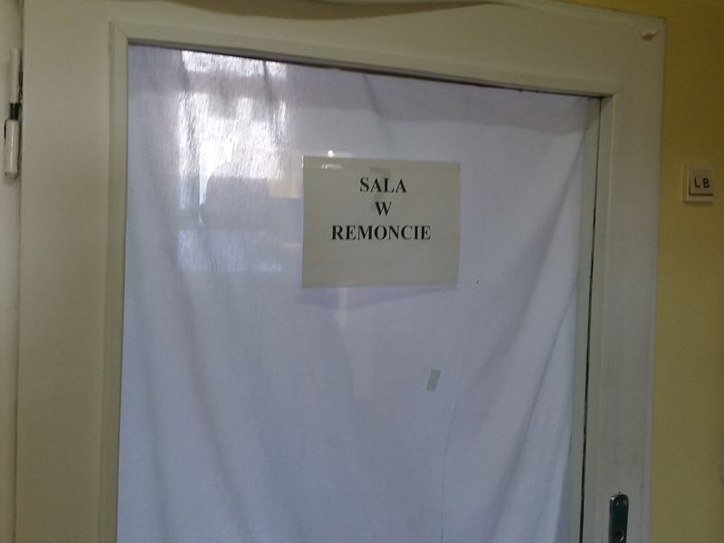 sala porodowa w remoncie - Rafał Muniak