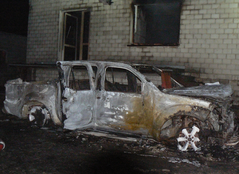 pożar w wilczogorze (1) - Iwona Krzyżak - Straż Pożarna/Konin