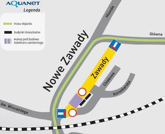 Zmiany organizacji ruchu na Zawadach - ZDM