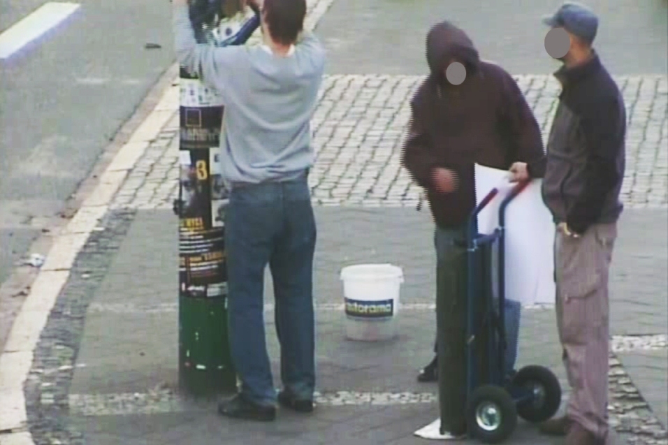 zatrzymani plakaciarze latarnie - Straż Miejska Poznań