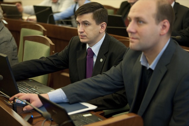 Sesja Rady Miasta - radni Foligowski, Szynkowski - Przemek Modliński - Radio Merkury