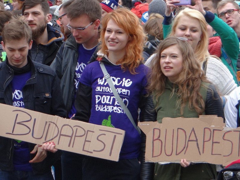 start wyscigu autostopowego 2015 (16) - Maciej Blatkiewicz