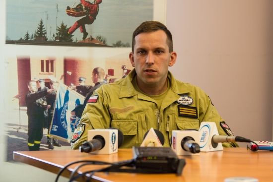 Łukasz Spurtacz był w Nepalu - Straż Pożarna Poznań