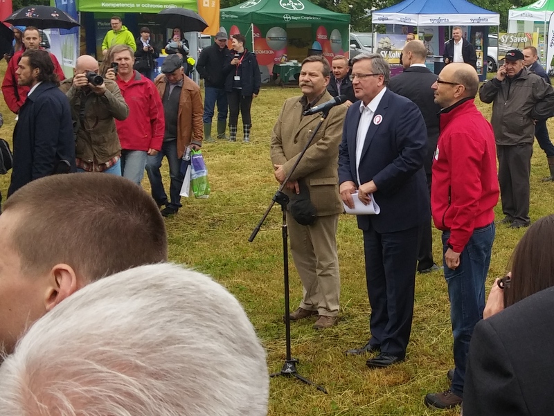 komorowski na dniach pola2 - Jacek Cerkaski