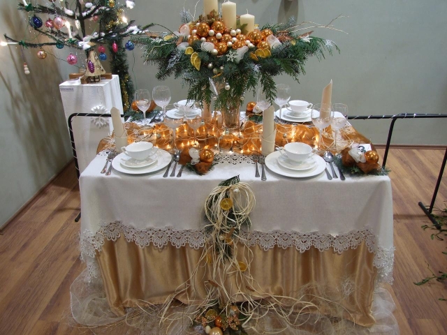 Świąteczne stoły - wigilijne - konkurs - MOK Gniezno