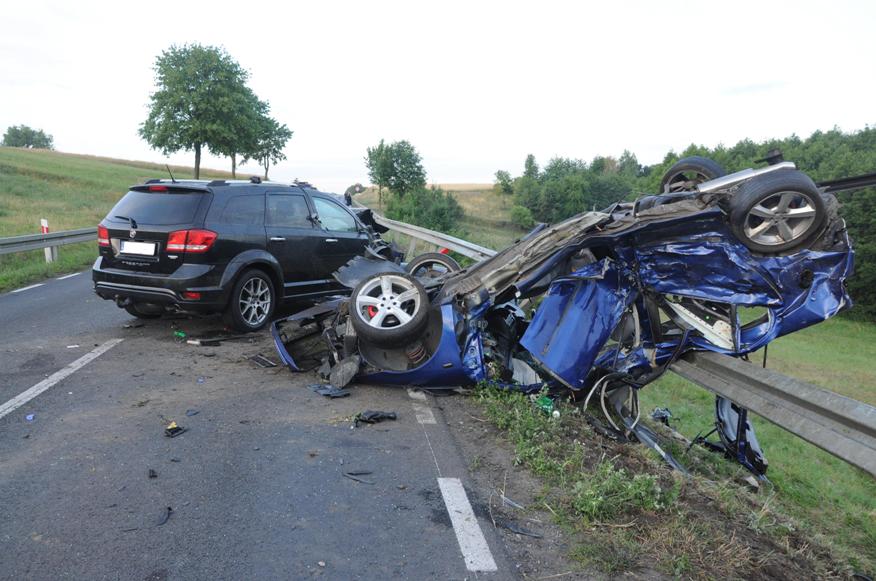wypadek w Brdowie - Policja w Kole