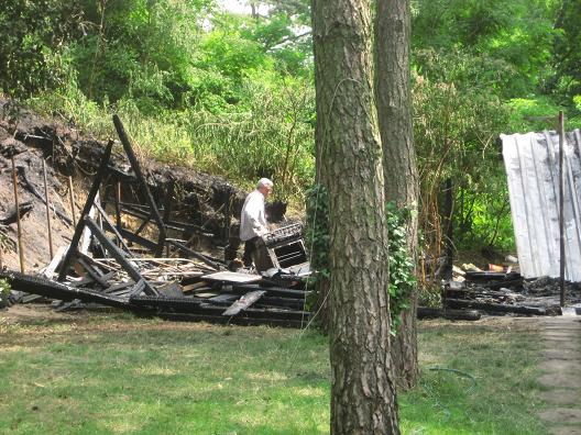 pożąr domku - Rafał Muniak