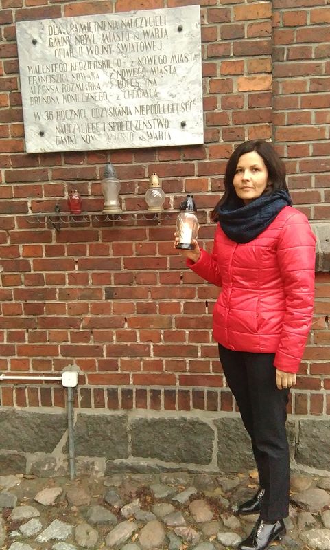 W Nowym Mieście nad Wartą - tablice poświęcone ofiarom