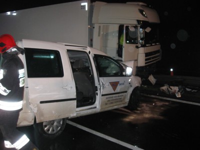 zderzenie w podstolicach - Straż Pożarna Poznań