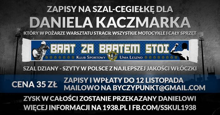 szalik dla daniela kaczmarka - SSK Unia Leszno
