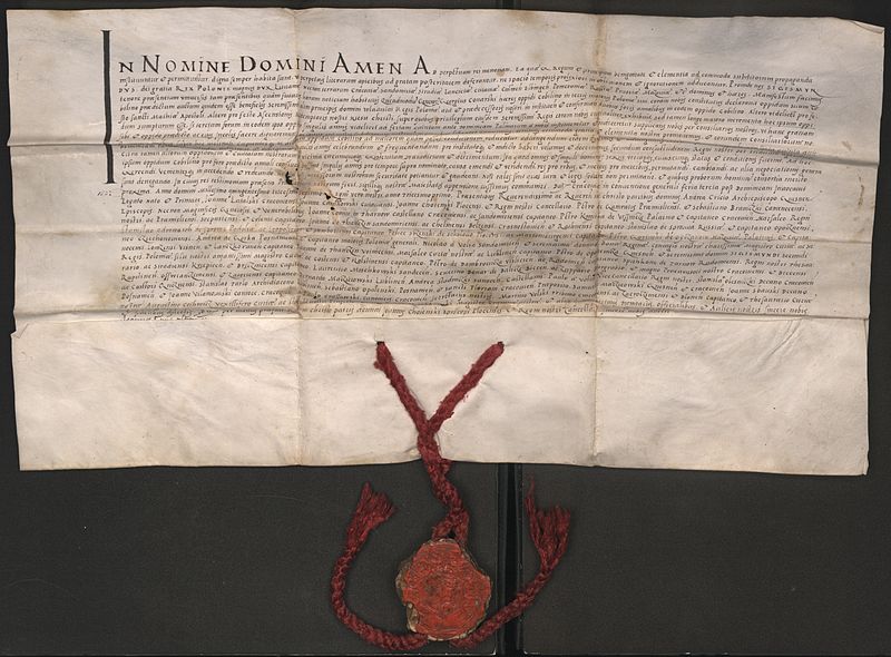 Zygmunt August zatwierdza dla Kobylina jarmarki - Zygmunt August zatwierdza dla Kobylina jarmarki