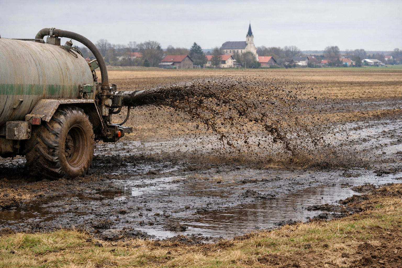 Cuchnący problem w Bogdanowie. Sołtys interweniuje u burmistrza