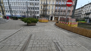 Nowy fragment trasy tramwajowej w centrum gotowy latem?