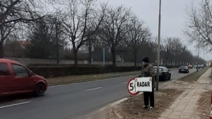 Poznańscy kierowcy dziękują "Radarowemu Bohaterowi"