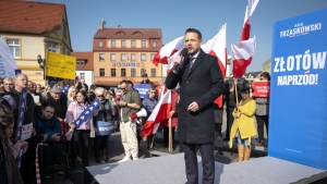 Rafał Trzaskowski w Złotowie o bezpieczeństwie i wiarygodności