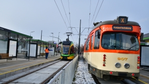 Po półtora roku tramwaje wróciły dziś na trasę kórnicką w Poznaniu