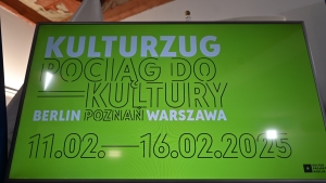 „Pociąg do Kultury” kursuje do końca tygodnia na trasie z Warszawy do Berlina