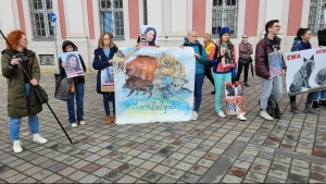 Protest przeciwko zwolnieniu dyrektorki poznańskiego ZOO