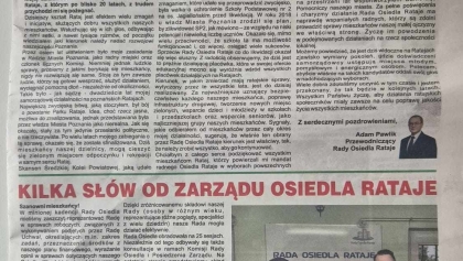 Na poznańskich Ratajach spór o gazetkę