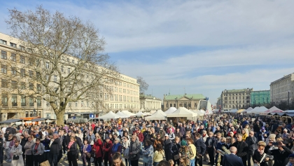 Tłumy na Kaziuku Wileńskim. Poznaniacy ruszyli po przysmaki