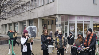 „To nie jest widok dla dziecka”. Demonstracja obrońców zwierząt