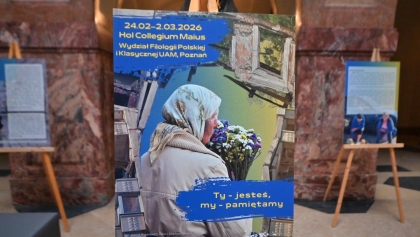 Studenci UAM: Pamiętamy o Ukrainie. Poruszająca wystawa w Collegium Maius