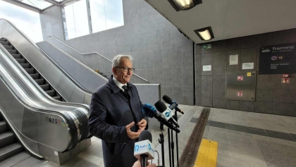 Zbigniew Czerwiński obiecuje naprawę schodów na rondzie Kaponiera