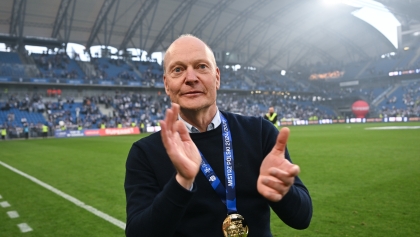 Trener Frederiksen poprowadził Lecha do złota! Kolejorz znów mistrzem
