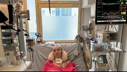 Ostrów pomaga ciężarnej Ani. Po udarze wymaga rehabilitacji