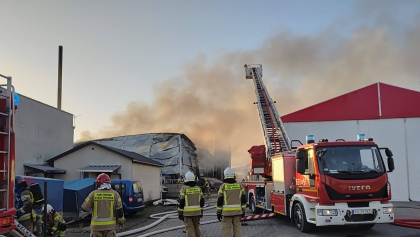 Pożar zakładu chemicznego w Wągrowcu. Trwa dogaszanie [AKTUALIZACJA]