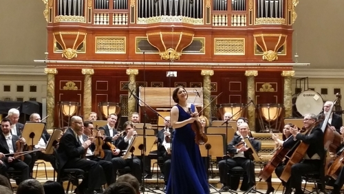 Tchumburidze zagrała z Orkiestrą Amadeus