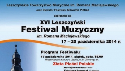 Dużo muzyki w Lesznie