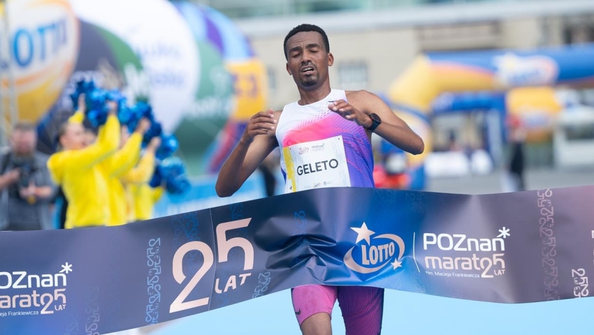 Zwycięzca jest, rekordu nie ma. Etiopczyk wygrał 25. Poznań Maraton